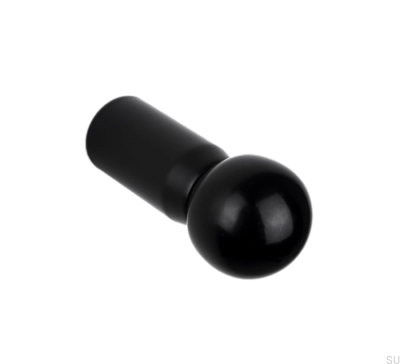 Circe Möbelknopf aus schwarzem Metall