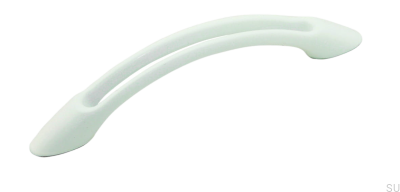 Länglicher Möbelgriff 1026 96 Metall Weiß