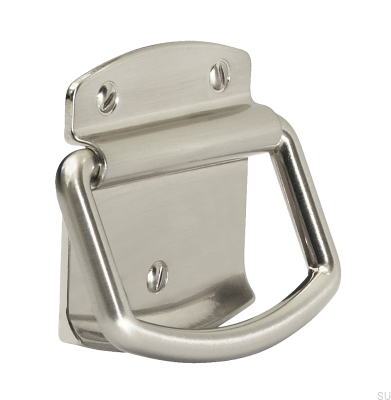 Länglicher Möbelgriff 1816 32 gebürstetes Nickel