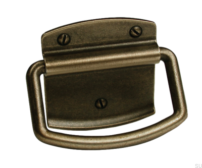 Länglicher Möbelgriff 1816 32 Antikbronze