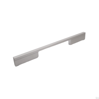 Langer Möbelgriff 2110 128/224 Aluminium gebürstet