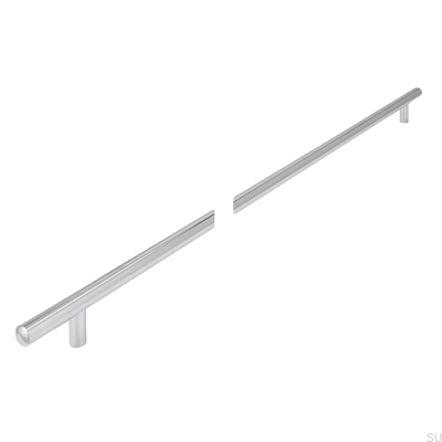 Möbelgriff lang 885 552 Chrom glänzend