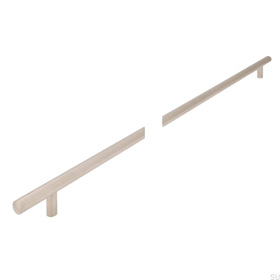 Langer Möbelgriff 885 552 Nickel matt