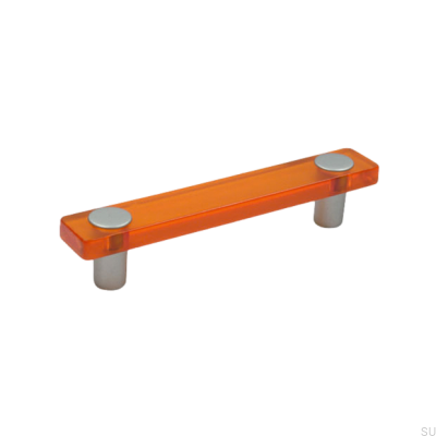 Länglicher Möbelgriff SM8119I 96 Kunststoff Orange