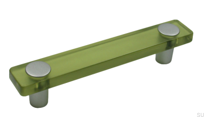 Länglicher Möbelgriff SM8119I 96 Kunststoff Grün