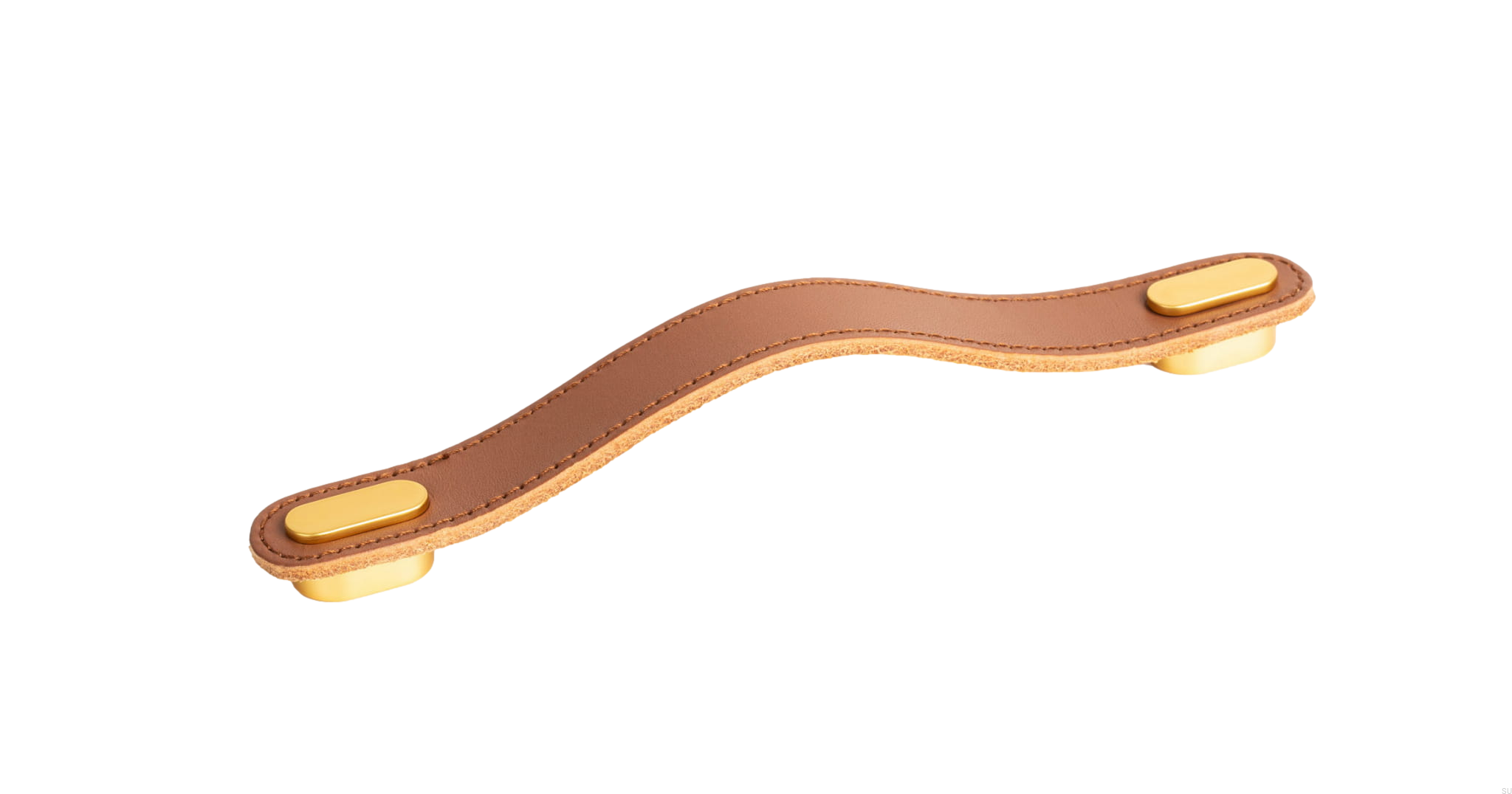 0507160P2628--OBLONG - 22x197mm beige leather+brush gold hdle-Viefe-Skandynawskie-Uchwyty.jpg