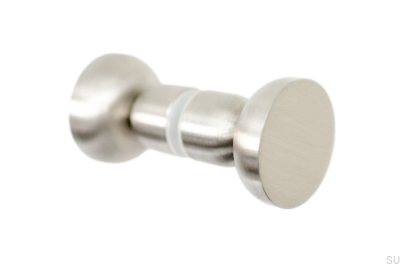 Doppelseitiger Kokeshi-Türknauf 3032, gebürsteter Stahl
