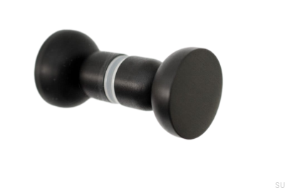 Doppelseitiger Kokeshi-Türknauf 3032 Aluminium Schwarz