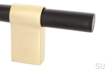 HA63MB/AS--Uchwyt-meblowy-podłużny-Line-Big-Mix-224-Aluminiowy-Czarny-ze-Szczotkowanym-Mosiądzem-BB-Sweden-Skandynawskie-Uchwyty_1