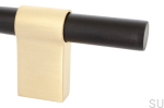 HA64MB/AS--Uchwyt-meblowy-podłużny-Line-Big-Mix-342-Aluminiowy-Czarny-ze-Szczotkowanym-Mosiądzem-BB-Sweden-Skandynawskie-Uchwyty_1