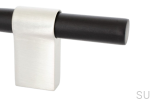 HA65RB/AS--Uchwyt-meblowy-podłużny-Line-Big-Mix-592-Aluminiowy-Czarny-ze-Szczotkowaną-Stalą-BB-Sweden-Skandynawskie-Uchwyty_1