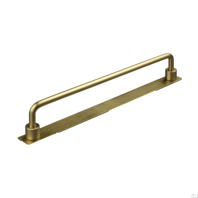 Limone 224 länglicher Möbelgriff, gebürstetes Gold