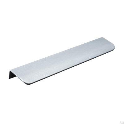 Poppi 232 Kantenmöbelgriff, gebürstetes Silber