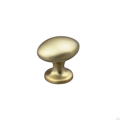 Forio 38 Möbelknopf aus gebürstetem Gold