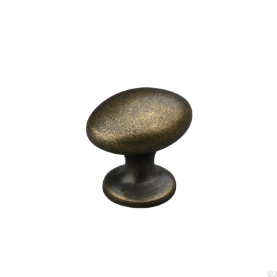 Möbelknopf Forio 38, oxidiertes Metall