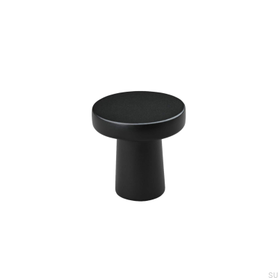 Garda 25 Möbelknopf aus Metall, mattschwarz