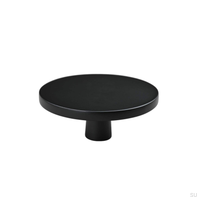 Garda 60 Möbelknopf aus Metall, mattschwarz