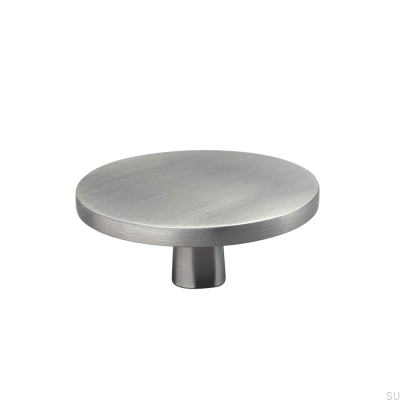 Garda 60 Silber gebürsteter Möbelknopf