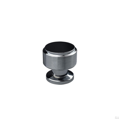 Lonato Stripe 30 Möbelknopf, poliertes Chrom