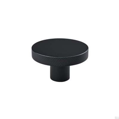 Möbelknopf Monza 42 aus Metall, mattschwarz