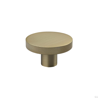 Monza 42 Möbelknopf aus gebürstetem Gold