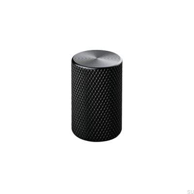 Rimini 18 Möbelknopf aus mattschwarzem Metall