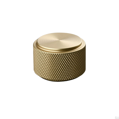 Rimini 30 Möbelknopf aus gebürstetem Gold