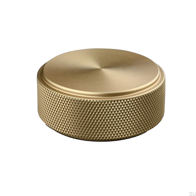 Rimini 50 Möbelknopf aus gebürstetem Gold