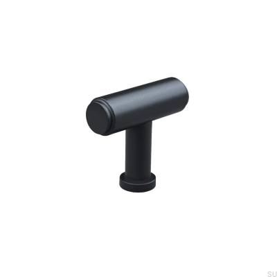 T-Bar Salo Metall mattschwarzer Möbelknopf