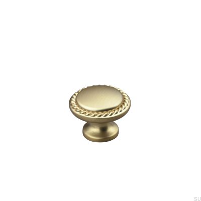 Sora 30 Gold gebürsteter Möbelknopf