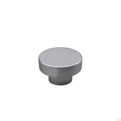 Vasto 34 Möbelknopf in gebürstetem Silber