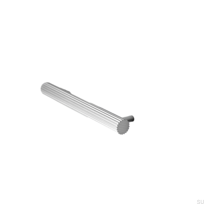 Smögen 160 silberner länglicher Möbelgriff