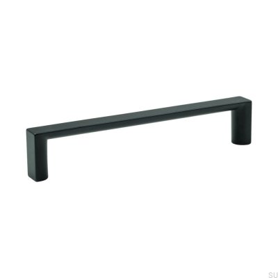 Langer Möbelgriff 735 128 Black Metal