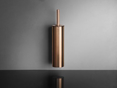 Wandmontierte Toilettenbürste 7048 Kupfer-PVD-Beschichtung