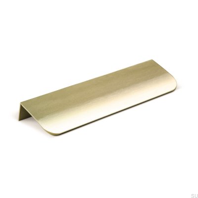 Poppi 136 Kantenmöbelgriff, gebürstetes Gold