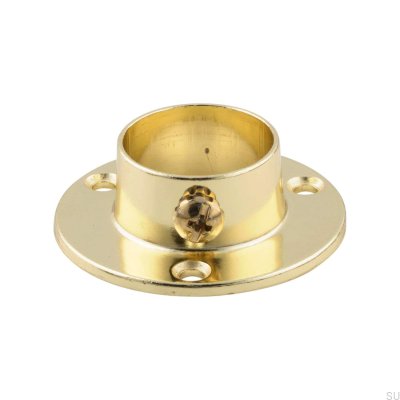 Rosette für Garderobenstangen 527 25 Gold