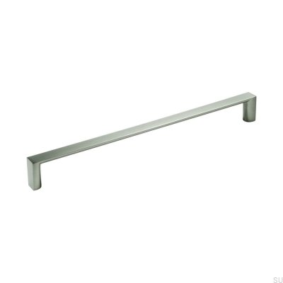 Länglicher Möbelgriff 735 224 Silber lackiert
