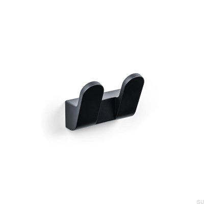 Cannes-2 Wandhalter, Metall, mattschwarz