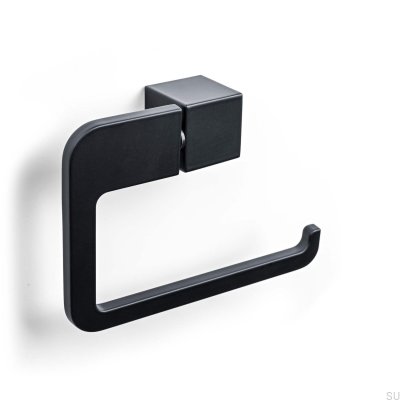 Cannes Toilettenpapierhalter aus mattschwarzem Metall