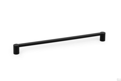 Fusion 320 länglicher Möbelgriff, Metall, mattschwarz