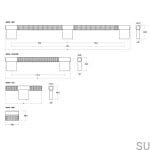 Point 40 Gold gebürsteter Cava-Möbelknopf