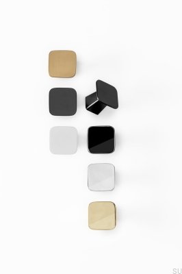  Prisma-Möbelknopf, poliertes Nickel