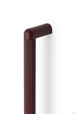 Riss Big 960 länglicher Möbelgriff Aluminium Rot