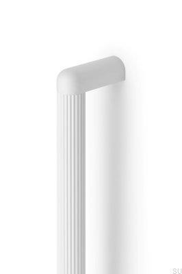 Riss Big 960 länglicher Möbelgriff Aluminium Weiß Matt