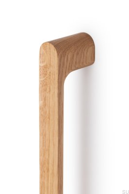 Länglicher Möbelgriff Luv Wood 992 Holzeiche