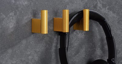 Graf Gold gebürsteter Wandhalter