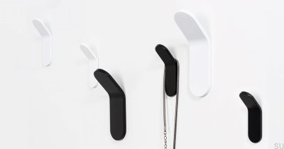 Wandhalter Tik 25 Aluminium Schwarz Matt