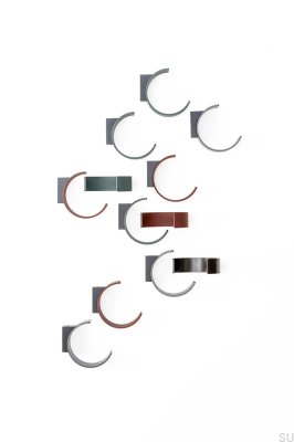 Birdd 20 Metall-Wandhalter, Mattschwarz