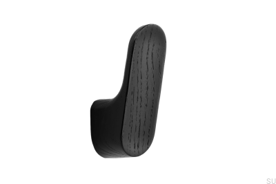 Luv Wood Wandaufhänger aus Holz, mattschwarz lackiert