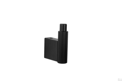 Wandhalter Arpa Aluminium Schwarz gebürstet